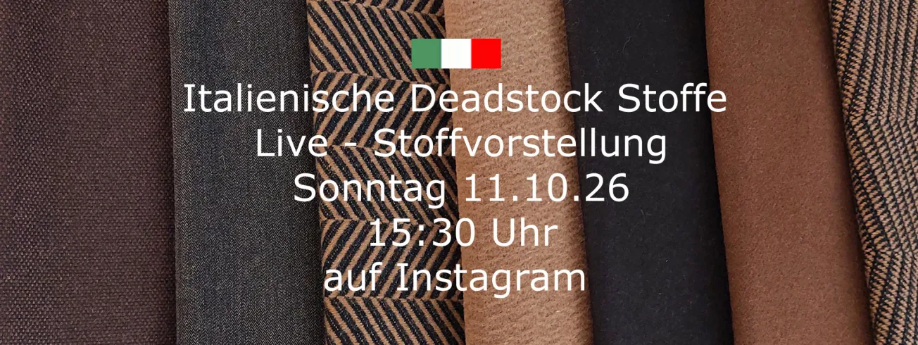 Deadstock Stoffe aus Italien