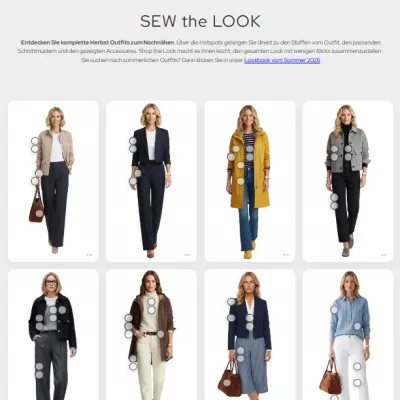 Sew the Look - Stoffe f�r komplette Looks per Mausklick shoppen