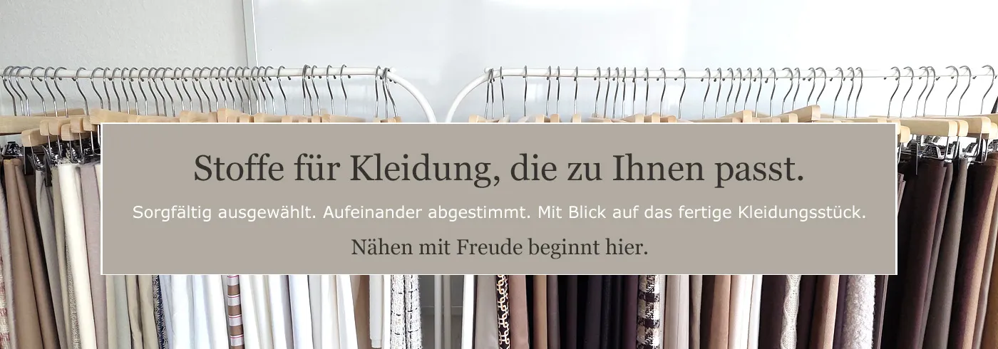 Stoffe f�r Kleidung, die zu Ihnen passt