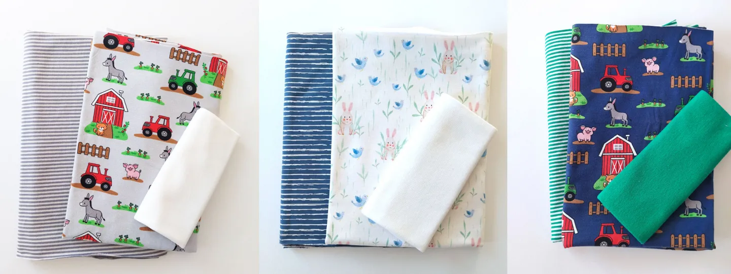 Stoffpakete für Babykleidung