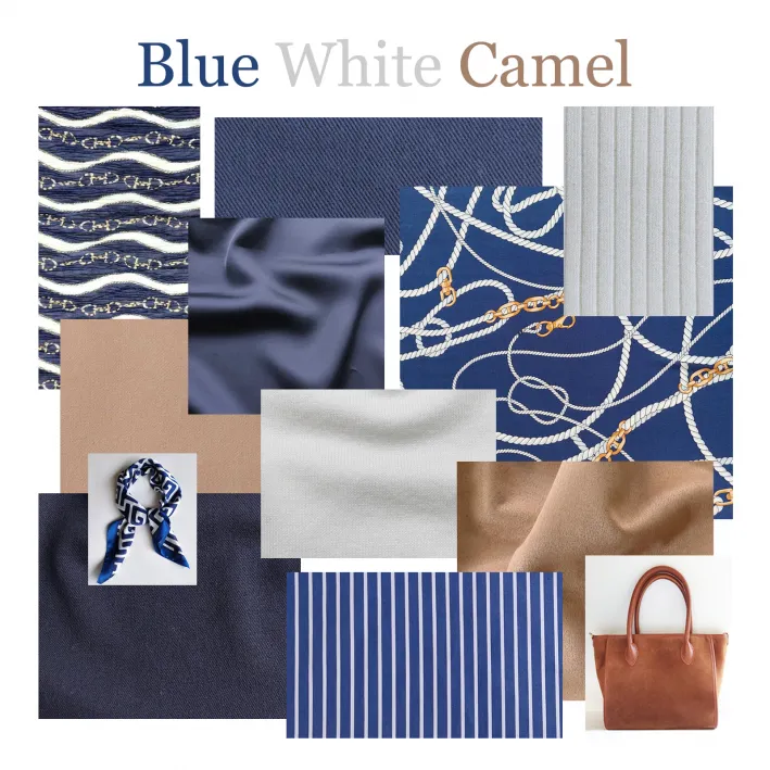 Blue White Camel