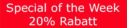 Special of the Week 20% Rabatt auf Musselin