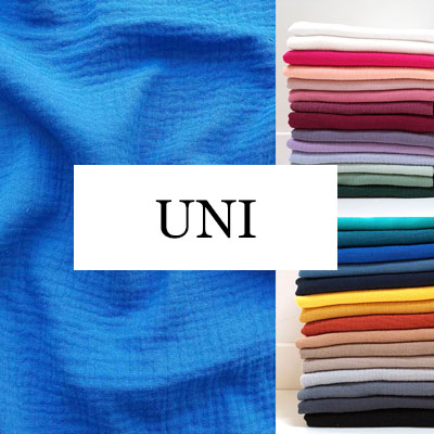 Musselin Stoffe Double Gauze uni
