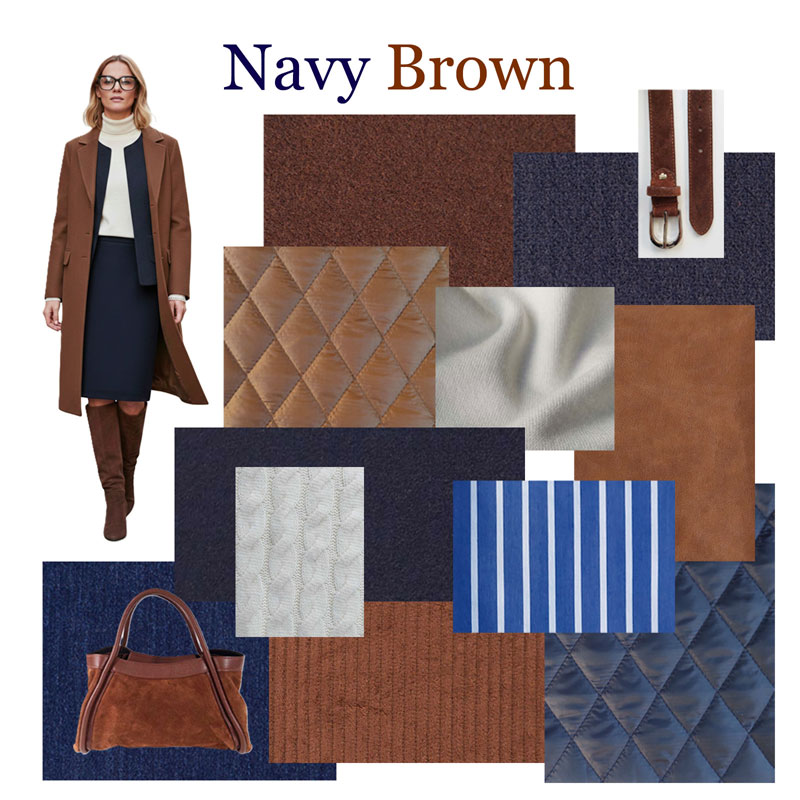 Navy Brown