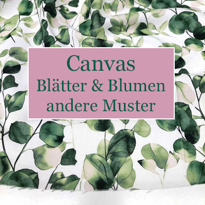 Canvas Stoff Bl�tter Blumen grafische Muster