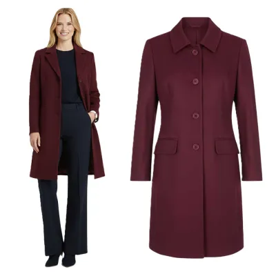 Mantel & Jacke aus Wollstoff n�hen