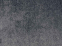 RESTSTCK 41 cm Butterweicher Ice Velour Stoff Samtjersey, mittelgrau