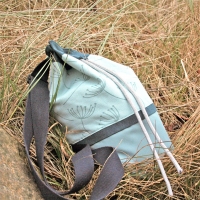 Outdoorstoff beschichtete R�ckseite wasserabweisend, dunkelmint