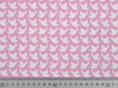 Jersey Friedenstauben Lycklig Design, wei rosa