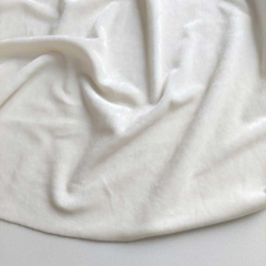 Samtjersey butter weich & elastisch, Creme Luxe (cremewei)