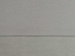 RESTST�CK 85 cm Sweatstoff angeraut uni, mausgrau