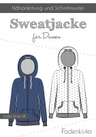 Schnittmuster Sweatjacke Damen Fadenkfer