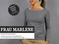 Papierschnittmuster Damenshirt Frau Marlene  Studio Schnittreif