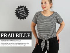 Knotenshirt Papierschnittmuster Frau Bille Studio Schnittreif