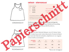 Frau Koko Sommertop Webware Schnittmuster
