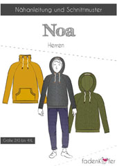 Schnittmuster Noa Raglanhoodie Herren Fadenkfer