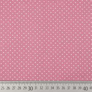 Baumwollstoff kleine Punkte Petite Dots, wei altrosa