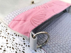 Drehverschluss f�r Taschen, silberfarbig