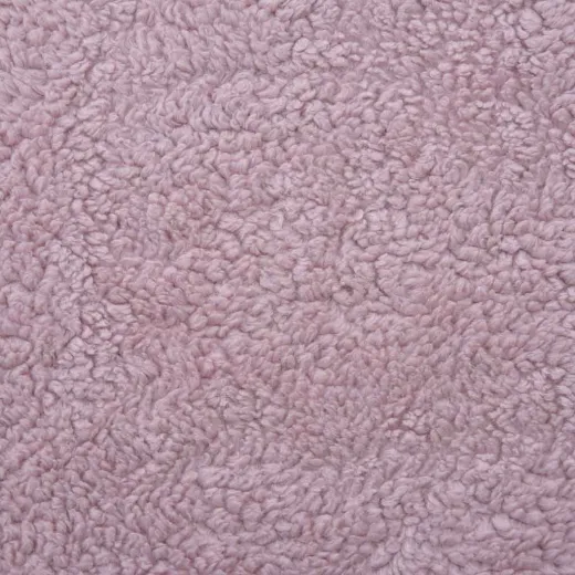 Teddyfleece Teddyfell aus Baumwolle, helles altrosa
