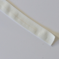 Falzgummi Falzband elastisch matt 20 mm, creme