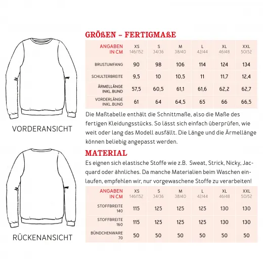 Papierschnittmuster Jacke Damen FRAU DITA Schnittreif