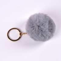 Schl�sselring mit Kette 30mm, silber