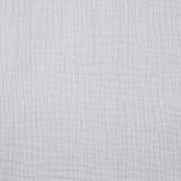 Musselin Stoff Double Gauze uni, wei