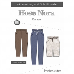 Papierschnittmuster Hose Damen NORA Fadenkfer