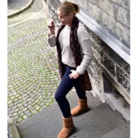 RESTST�CK 50 cm Strickstoff Baumwolle Halbpatent gerippt, helltaupe