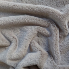 Fellimitat Pelzimitat Fake Fur flauschig butterweich, helltaupe
