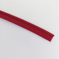 Paspelband uni, mattes dunkelrot