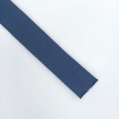 Gurtband Baumwolle Polyester 32 mm breit, dunkles jeansblau
