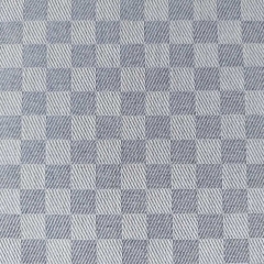 Dekostoff Schachbrettmuster Karomuster, grau natur