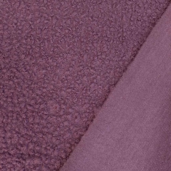 Boucle Stoff Schafslckchen, mauve