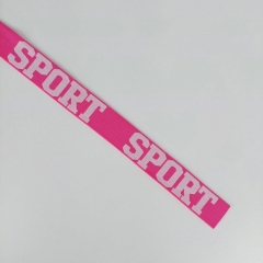 Gummiband Sport 32 mm breit, wei pink