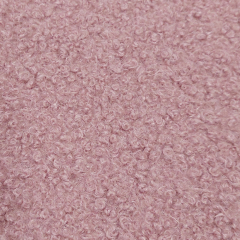 Boucle Stoff Schafslckchen uni, altrosa