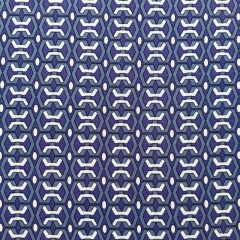Viskose Twillstoffe grafisches Muster, jeansblau dunkelblau weiß