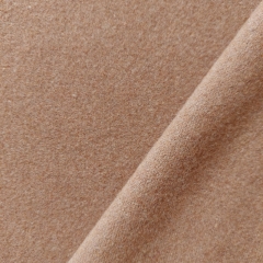 Mantelstoff Wool Blend Cabanjacken Stoff weich, camel