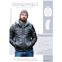 Steppjacke HERREN Papierschnittmuster VIKA Meine Herzenswelt