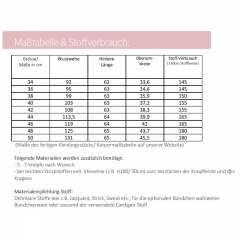 Papierschnittmuster Cardigan VIGA lillesol women No.68