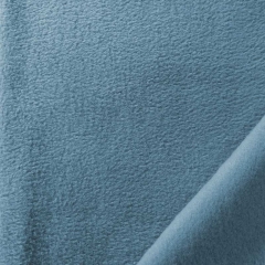 Fleecestoff Lambskin uni, rauchblau