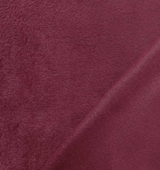 Fleecestoff Lambskin uni, weinrot