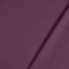 Bio-Sweatstoff French Terry uni, dunkel bordeaux
