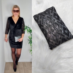 Samtjersey butter weich & elastisch, Noir Luxe (schwarz)