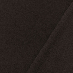 Mantelstoff Wool Blend Cabanjacken Stoff weich, dunkelbraun