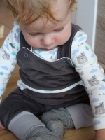 Feincord Stoff Babycord uni, schiefergrau