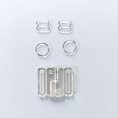 Bikini BH Zubehr Verschluss Ring Schieber transparent