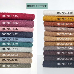 RESTST�CK 30 cm Boucle Stoff Schafsl�ckchen, schilfgr�n