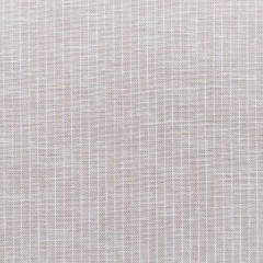 Halbleinen Leinen Baumwollstoff schmale Streifen, wei beige