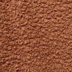 Boucle Stoff Lammfell Optik, terracotta braun